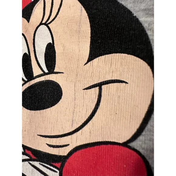 Disney Junior Minnie Mouse 2-Piece Outfit Set Gray Top & Shorts Size 12M - Picture 3 of 6